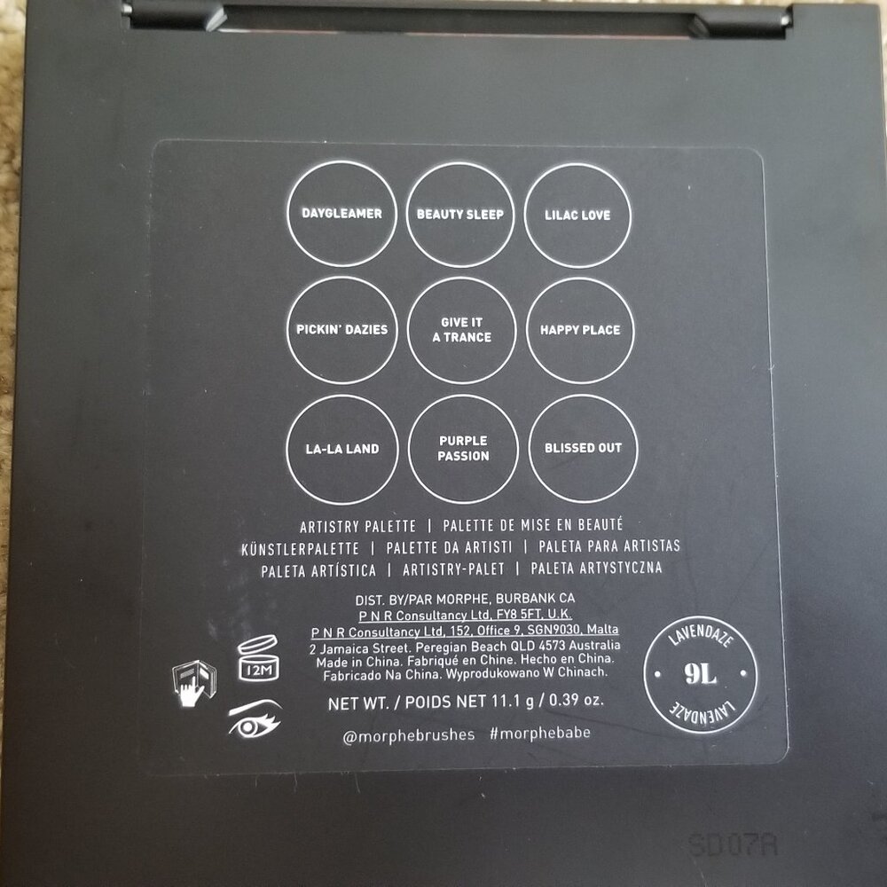 **EUC** Morphe Artistry Palette 9L Lavendaze - Picture 3 of 4